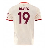 Bayern Munich Alphonso Davies #19 Tretí futbalový dres 2024-25 Krátky Rukáv